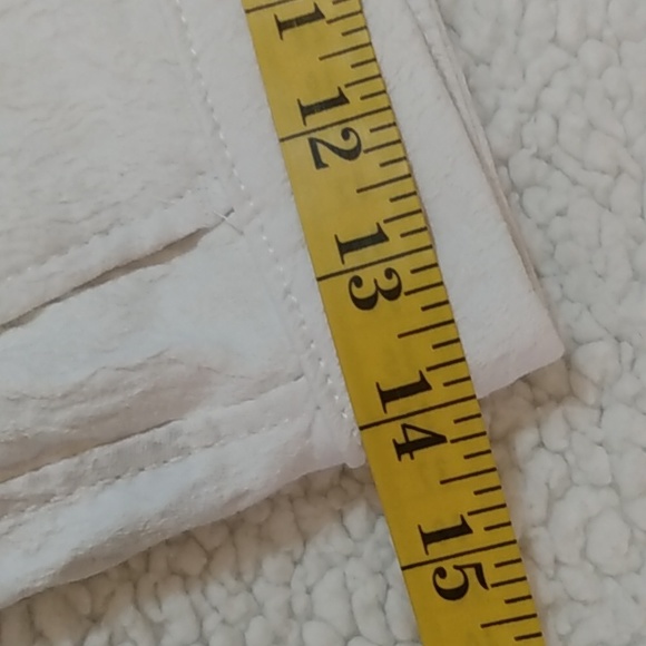 Simply Vera Vera Wang cropped pants • textured jacquard stretch • white • 2P - Picture 12 of 12